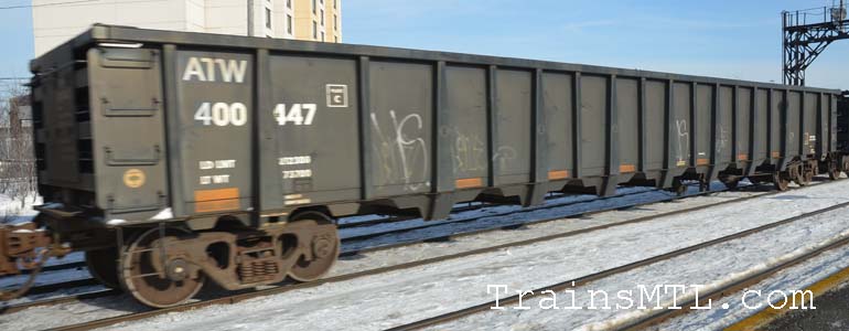 Car/wagon ATw400447 left side / coté gauche